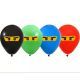 Set von Luftballons mit Ninja-Motiv - 5 Stück - . bild aus