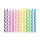Ensemble de bougies colorées 6 cm - 24 pcs - .image