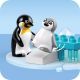 Famílias de Animais LEGO® DUPLO® Selvagens: Pinguins e Leões 10442 - .Imagem
