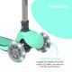 Yvolution: Glider Air dobrável, luminoso, triciclo - Verde - .Imagem