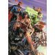 Clementoni: DC Comics, Az igazság Ligája - 1000 darabos puzzle poszterrel - . kép