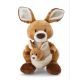 Kelly pluchen kangoeroe met baby - 25 cm - .afbeelding