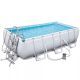 Bestway: Capri Power Steel szögletes fémvázas medence szett - 404 x 201 x 100 cm - . kép
