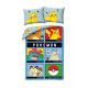Pokémon: Conjunto de cama pronto para batalha, algodão - 140 x 200 cm - .Imagem