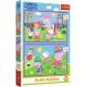 Trefl: Peppa en el parque - rompecabezas de 2 x 24 piezas - .imagen