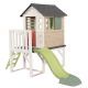 Smoby Life : Maison de jeu sur pilotis avec toboggan aquatique - .image