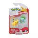 Pokémon: 2 figūrėlės rinkinys - Bulbasaur, Pikachu - .vaizdas
