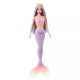 Barbie: Mesebeli sellő baba - lila - . kép