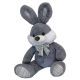 Nicotoy: Tapsi plüss nyuszi - szürke, 26 cm - . kép