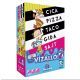 Waterdichte kat, pizza, taco, geitje, kaas - in het Hongaars - .afbeelding