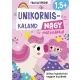 Avventura di unicorni: libro da colorare con adesivi - in ungherese - .immagine