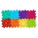 Muffik: Sensomotorische orthopedische speelmat - Regenboog, set van 8 stuks - .afbeelding