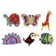 Tooky Toy: Set de creație figurine animale - .foto