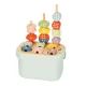 Tooky Toy: 5-in-1 ziedu dārzs spēļu kaste ar loģikas un veiklības spēlēm - .attēls