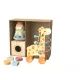Tooy Toys: Conjunto de presente girafa 3 em 1 - .Imagem