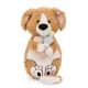 Nici: Cachorrinho de pelúcia marrom e pato - 40 x 20 cm - .Imagem