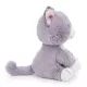 Nici: Pehme kass, istuv - hall, 25 cm - .pilt