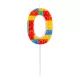 Bougie motif blocs de construction - 0 - .image