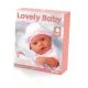 Muñeca de peluche en caja, rosa - 33 cm - .imagen
