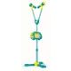 Dvostruki mikrofon sa stalkom - plava - .slika