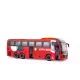 Ônibus de brinquedo com luzes e sons, 1:16 - vermelho - .Imagem