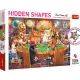 Trefl Hidden Shapes: Psy grające w pokera - układanka 1086 elementów z ukrytymi ksztaltami - .zdjęcie 