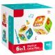 Cubo interattivo 6 in 1 per bebè con luci e suoni - 14 cm - .immagine