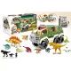 Dinoset met voertuig - 35 cm - .afbeelding