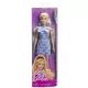 Barbie Fashionista: Priateľky štýlová bábika v modrých šatách s mašľou - .Obrázok