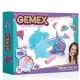 Gemex: Edelsteenhoofd unicorn sieradenset van gel - .afbeelding