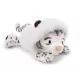 Nici: Eleni Snowbell pluche sneeuwluipaard, met muts, liggend - 45 cm - .afbeelding