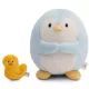 Nici MyMochi: Waddle pluche pinguïn met eend - 16 cm, in geschenkverpakking - .afbeelding