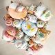 Nici MyMochi: Nomo knuffelbeer, met frietjes - 16 cm, in luxe doos - .afbeelding