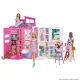 Barbie: Klappbares Puppenhaus mit Puppe - . bild aus