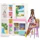 Barbie: Opvouwbaar poppenhuis met pop - .afbeelding