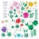 Mach es selbst: 3D-Blumenstrauß - mit Kristallen - . bild aus