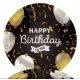 Papierové taniere na narodeniny s balónmi - 10 ks - .Obrázok