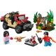 La huida del todoterreno de LEGO® Jurassic World del raptor 76972 - .imagen