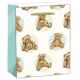 Sacchetto regalo nostalgia con orsacchiotto - 18 x 23 cm - .immagine