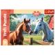 Trefl: Paarden in de open plek - 200-delige puzzel - .afbeelding