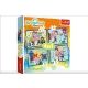 Trefl: Dyre eventyr i Zootropolis 4-i-1 - 35, 48, 54, 70 brikker puslespil - .billede