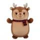 Squishmallows Hugmee: Darla, rudas elnias su languotu šaliku - 25 cm - .vaizdas