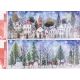 Pegatina de ventana con diseño de invierno - 53 x 20 cm, varios tipos - .imagen