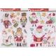 Kerst raamsticker - 41 x 29 cm, diverse soorten - .afbeelding