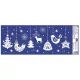 Decoração adesiva brilhante para janela - 60 x 23 cm, várias opções - .Imagem