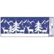 Winterlandschaft glänzender Fenstersticker - 60 x 23 cm, verschiedene Designs - . bild aus