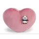 Nici Green: Love panda szívalakú plüsspárna pandával - . kép