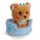 Nici Green: Jucărie de pluș câine Yorkshire în coș - 12 cm - .foto