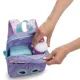Nici: Mochila de pelúcia unicórnio - lilás, 25 cm - .Imagem
