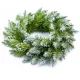 Sneeuwkunstmatige adventskrans - klein, 38 cm - .afbeelding